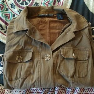 Olive green light jacket